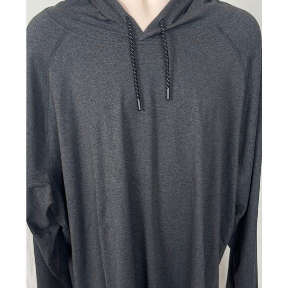 MTA Sport Mens XXXL Gray Hooded TShirt Polyester - Picture 5 of 9